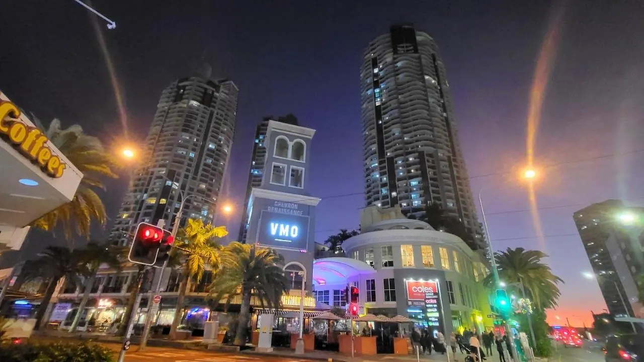 Beachside 2 Bedroom Apt In The Heart Of Surfers Paradise - Chevron Renaissance - Free Parking Gold Coast 0*,